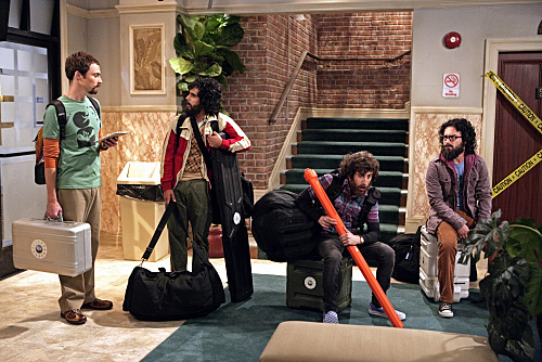 The Big Bang Theory stairs
