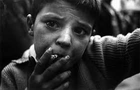 child smoking