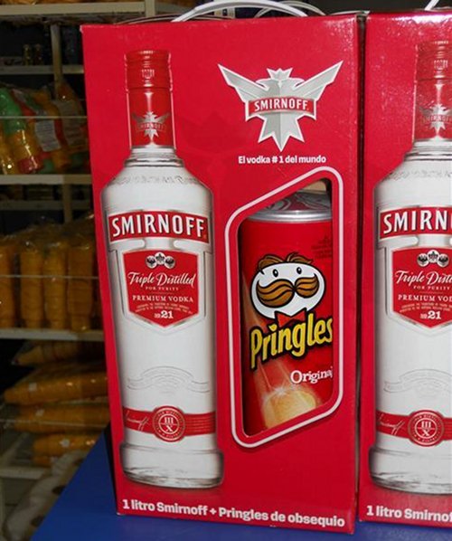 Pringles and Smirnoff