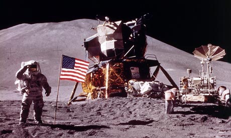 The moon landing