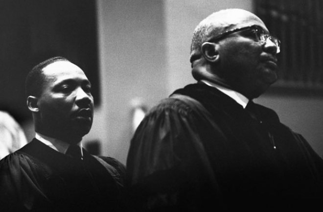 Martin Luther King Jr and father