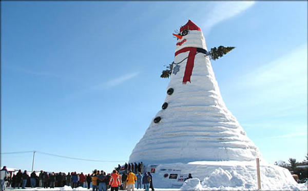 world's largest snowman