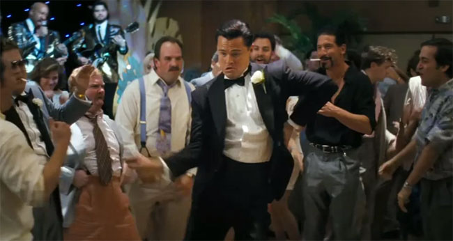 the wolf of wall street dancing