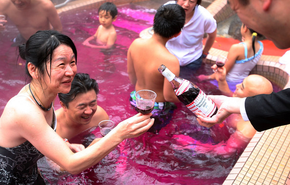 wine spa in Japan