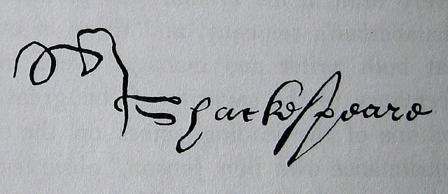 shakespeare's signature