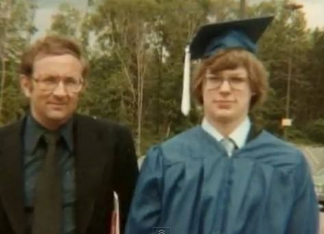 Jeffrey Dahmer with his father