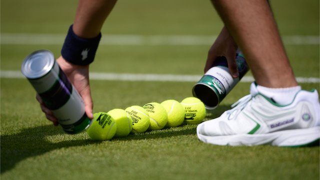 Wimbledon tennis balls