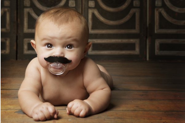 baby moustache