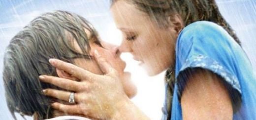 The Notebook kiss